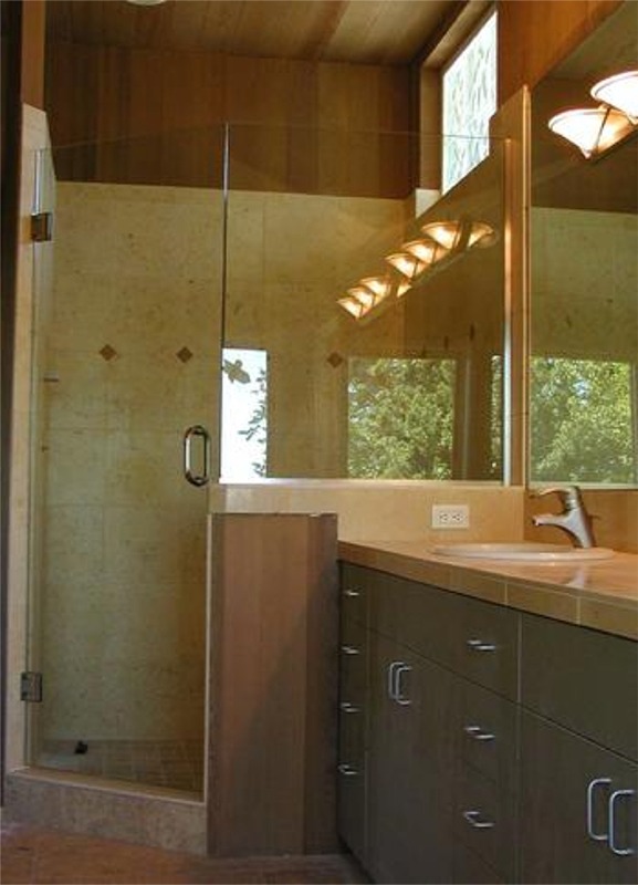 High Ceilings And Frameless Shower Kitchens Baths Contractor