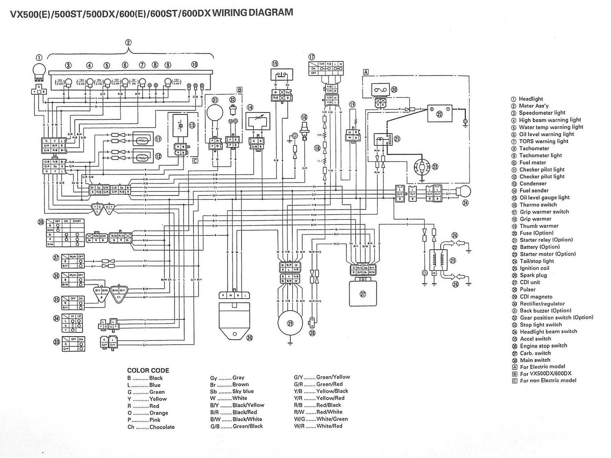 1994 Yamaha Vmax Motorcycle Wiring Diagram from www.zenitram-inc.com
